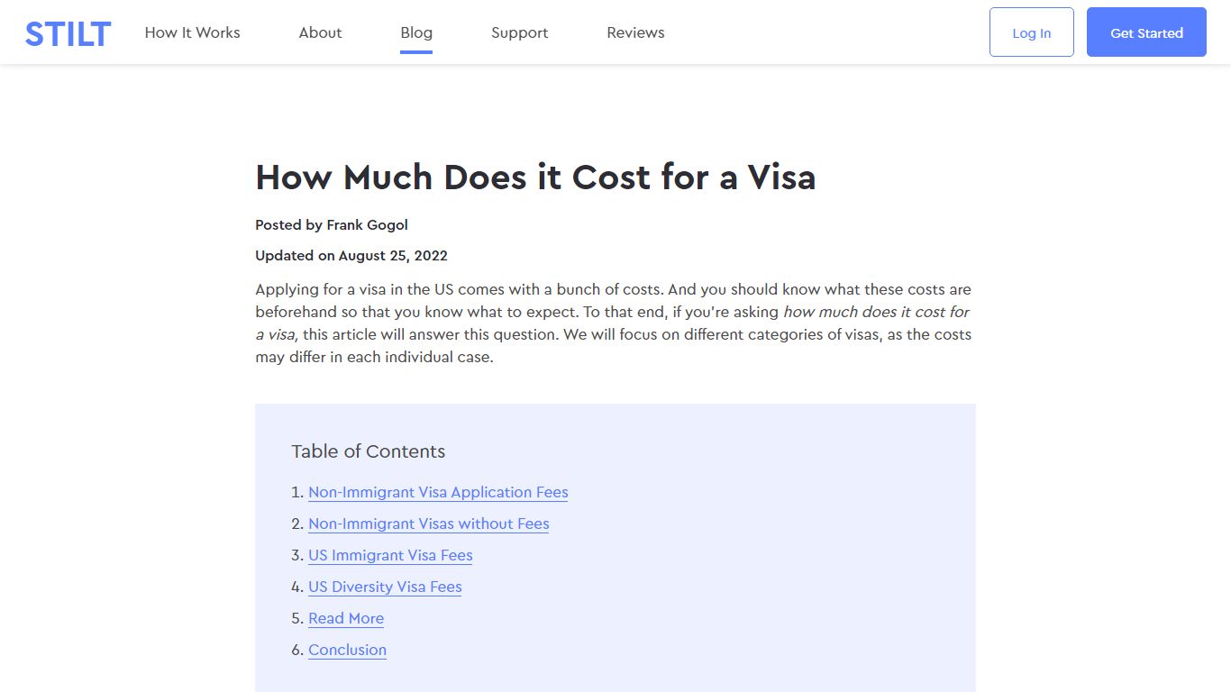 THIS Is How Much A Visa Costs in the U.S. [2022] - Stilt Blog